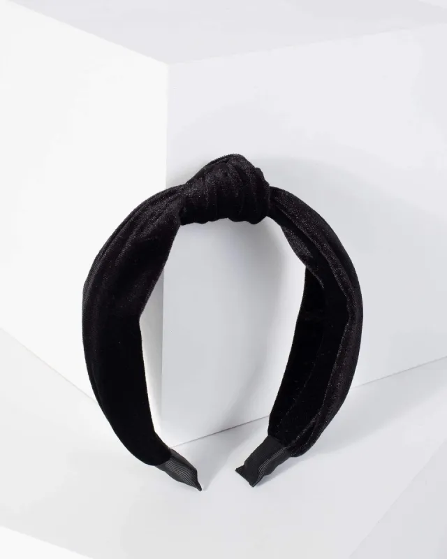 Black Twisted Headband sold by Collete Hayman