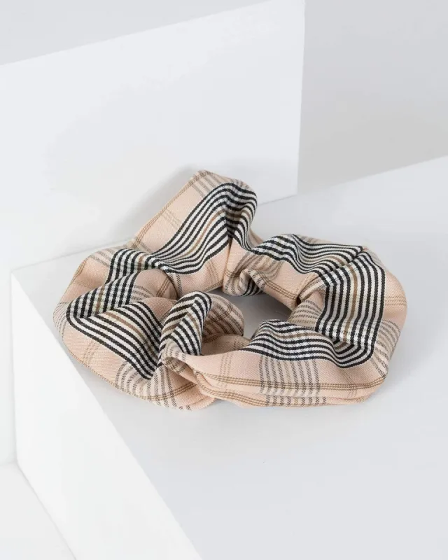 Multi Colour Check Single Scrunchie sold by Collete Hayman