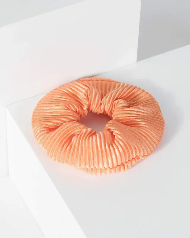 Orange Ribbed Scrunchie sold by Collete Hayman