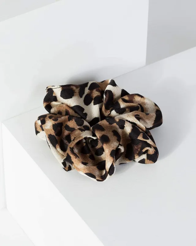 Multi Colour Leopard Print Scrunchie sold by Collete Hayman