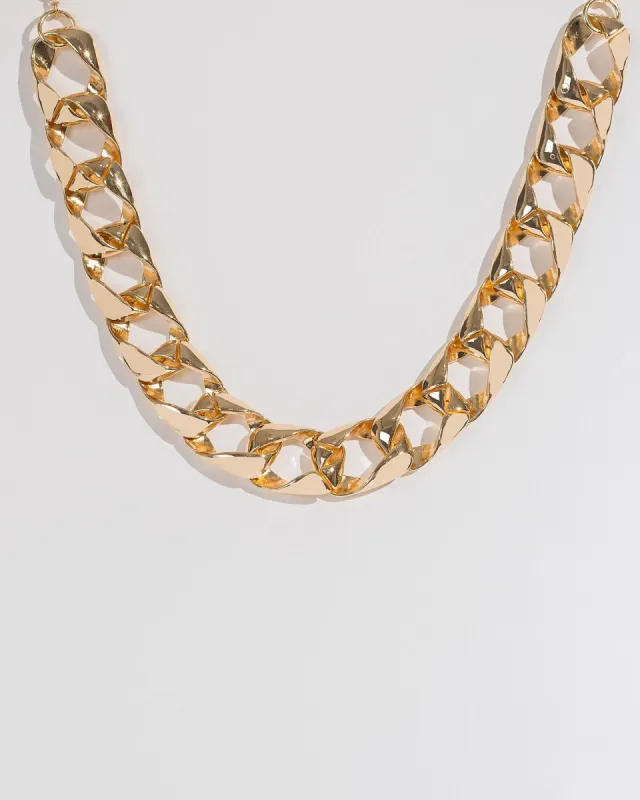 Gold Chunky Chain Necklace sold by Collete Hayman