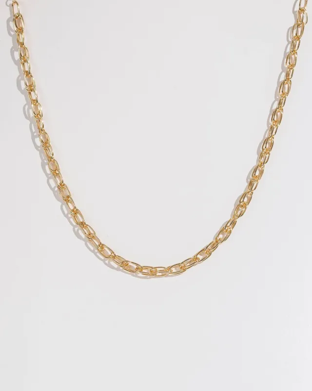 Gold 48cm Oval Link Chain Necklace sold by Collete Hayman
