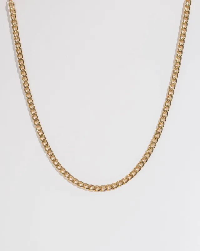 Gold 54cm Curb Chain Necklace sold by Collete Hayman