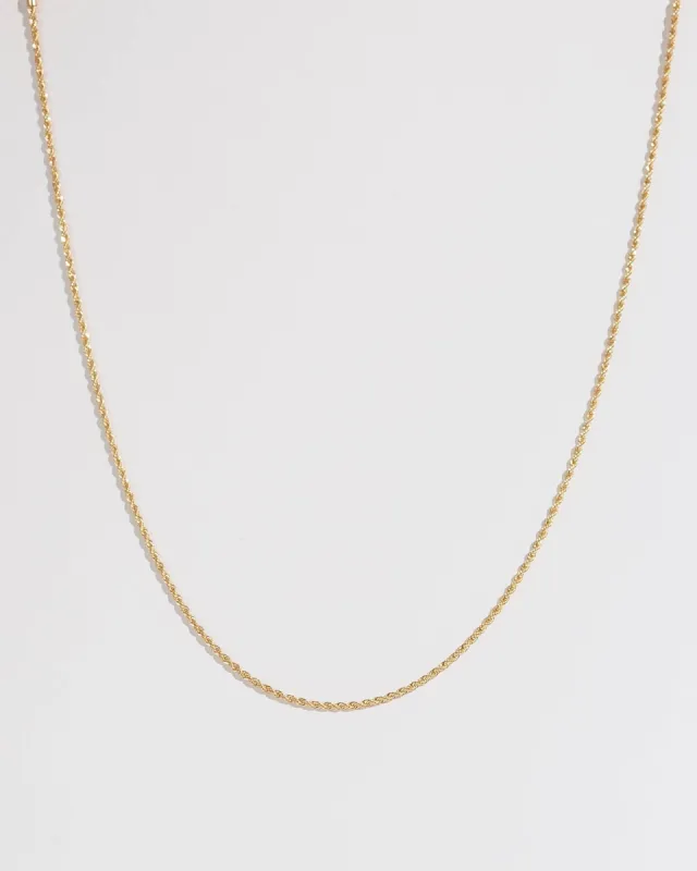Gold 54cm Rope Chain Necklace sold by Collete Hayman