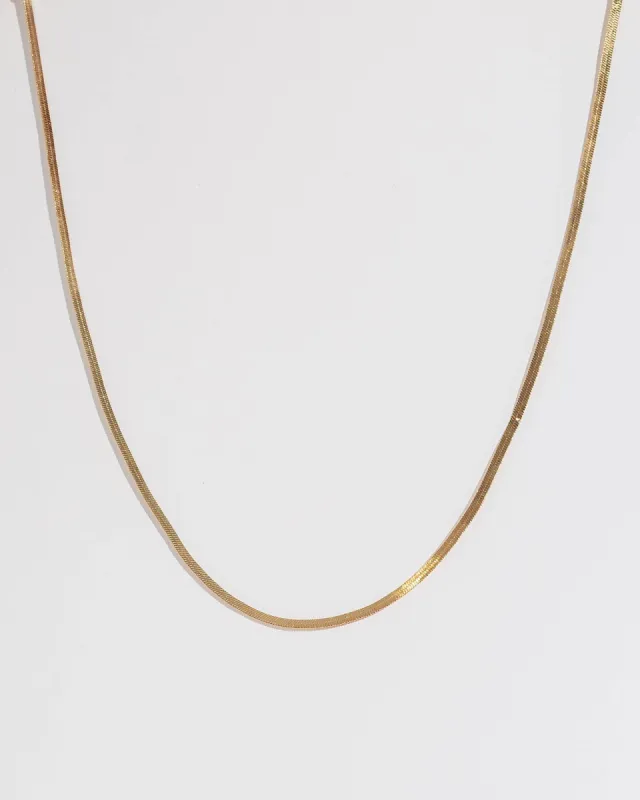 Gold 54cm Snake Chain Necklace sold by Collete Hayman