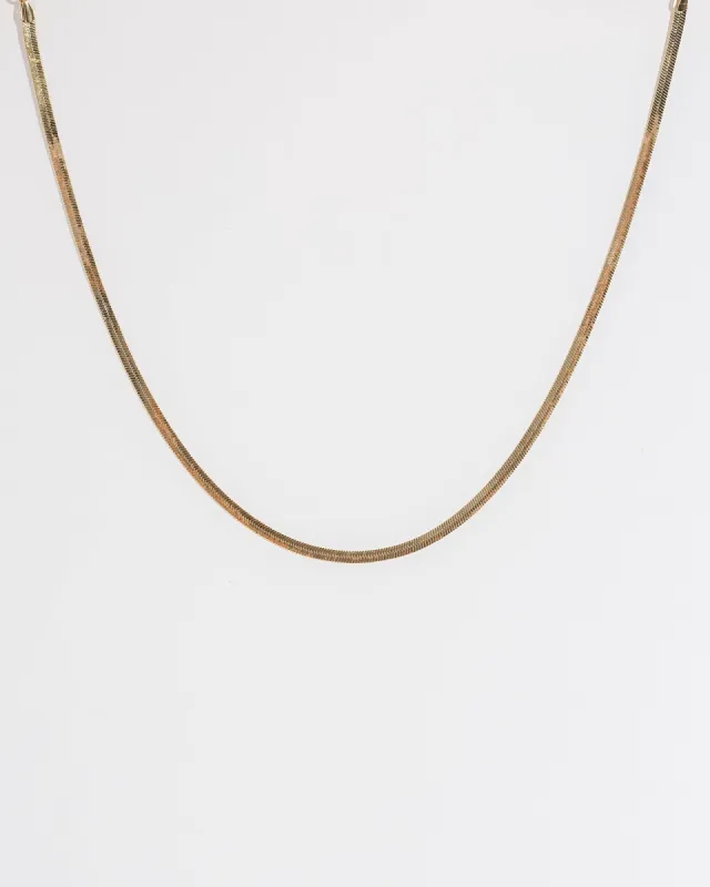 Gold 42cm Snake Chain Necklace sold by Collete Hayman