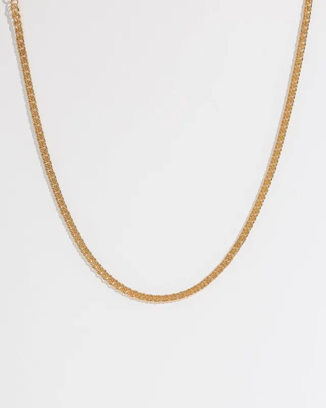 Gold 48cm Double Curb Chain Necklace sold by Collete Hayman