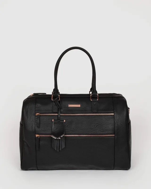 Black Becky Weekender Bag sold by Collete Hayman