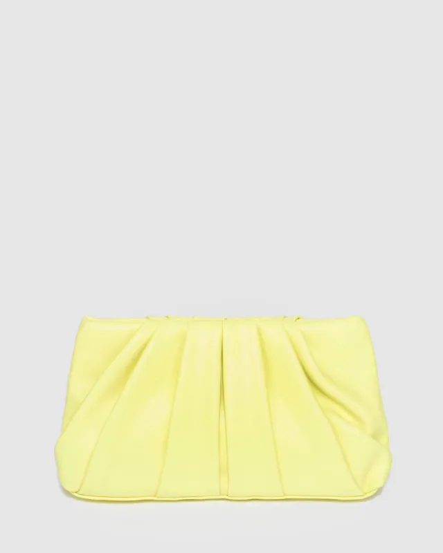 Green Lucy Pouch Clutch Bag sold by Collete Hayman