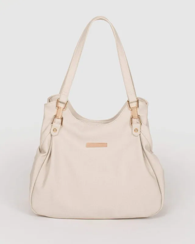 Ivory Dee Medium Tote Bag sold by Collete Hayman