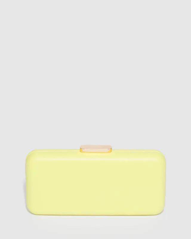 Green Charlie Hardcase Clutch Bag sold by Collete Hayman