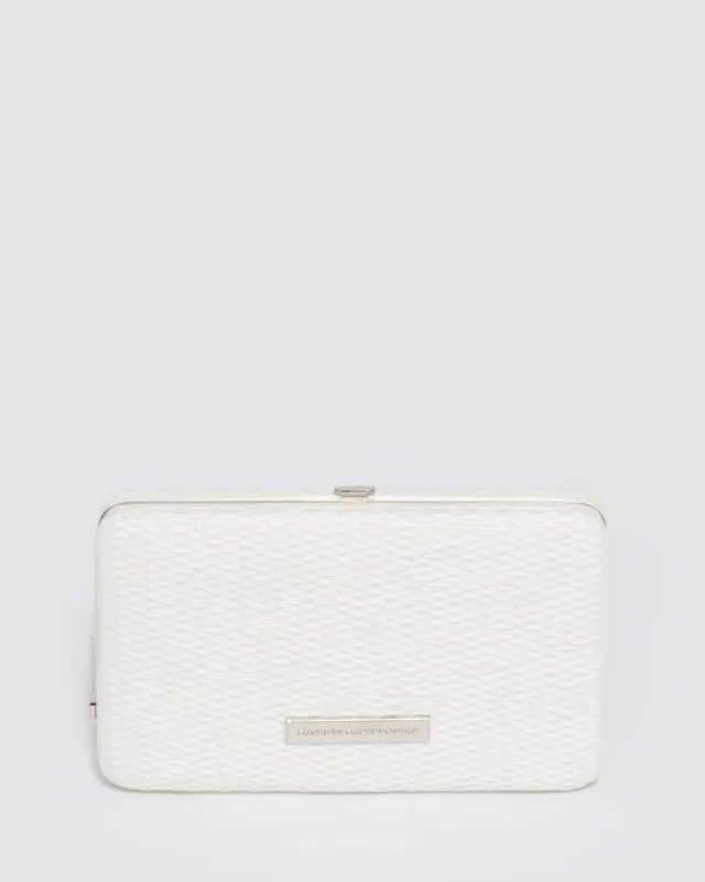 White Eve Hardcase Wallet sold by Collete Hayman
