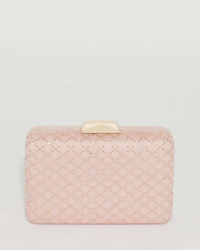 Pink Coco Hardcase Clutch Bag sold by Collete Hayman