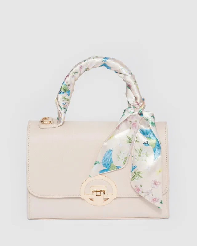 Ivory Imani Scarf Bag sold by Collete Hayman