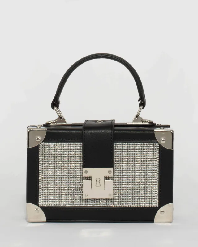 Black Kendall Lock Trunk Bag sold by Collete Hayman