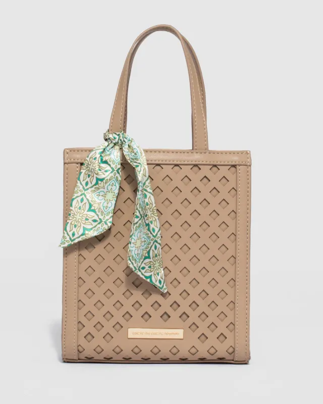 Caramel Rosie Mini Tote Bag sold by Collete Hayman