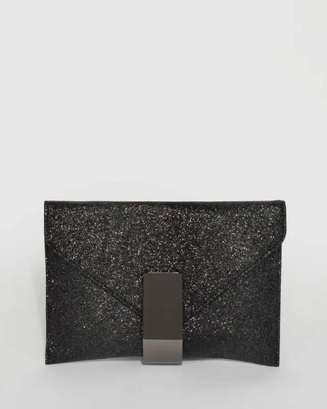 Black Viva Clutch Bag sold by Collete Hayman