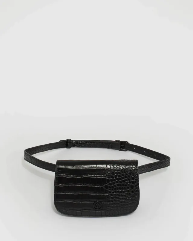 Black Toya Bumbag sold by Collete Hayman