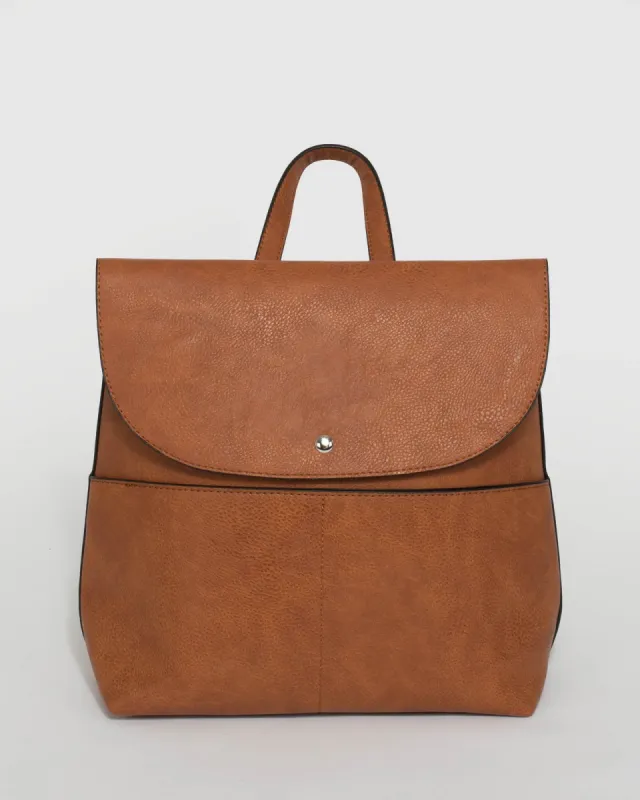 Tan Selena Backpack sold by Collete Hayman