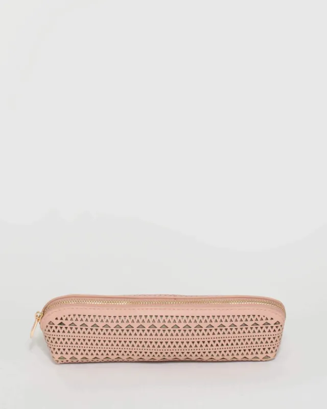 Pink Ana Punchout Pencil Case sold by Collete Hayman