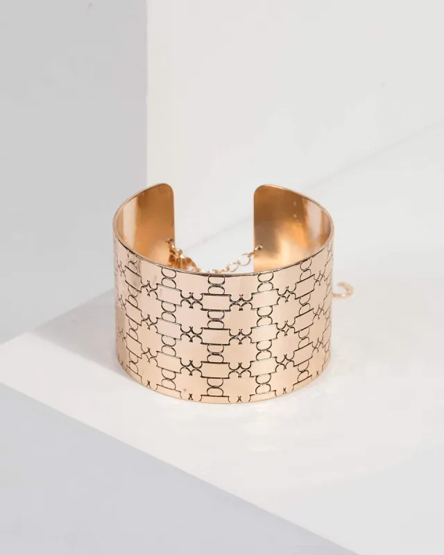 Multi Detailed Bangle Cuff sold by Collete Hayman