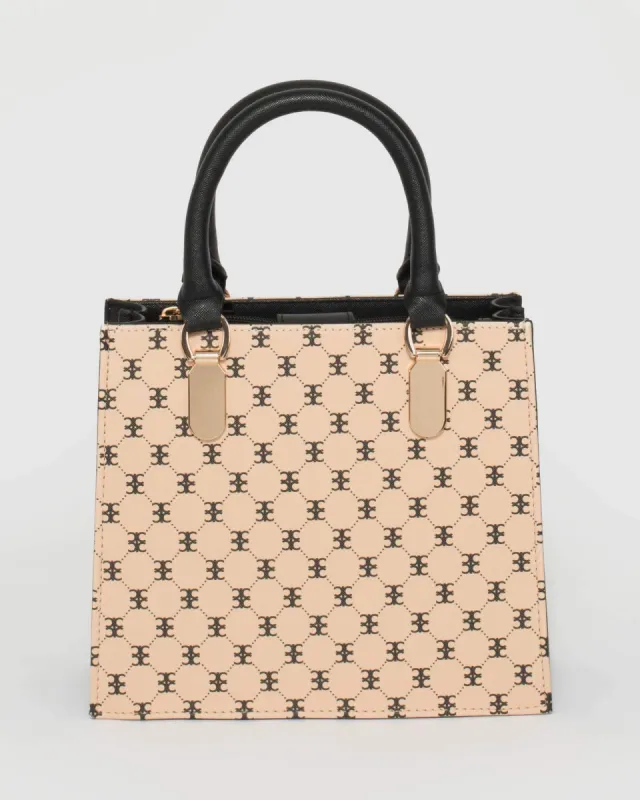 Monogram Jean Mono Motif Tote Bag made by Collete Hayman