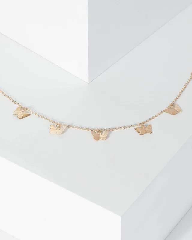 Gold Butterfly Anklet sold by Collete Hayman