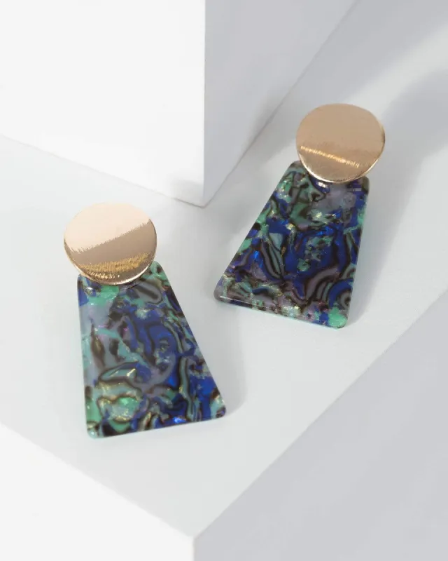 Multi Colour Door Knocker Earrings sold by Collete Hayman