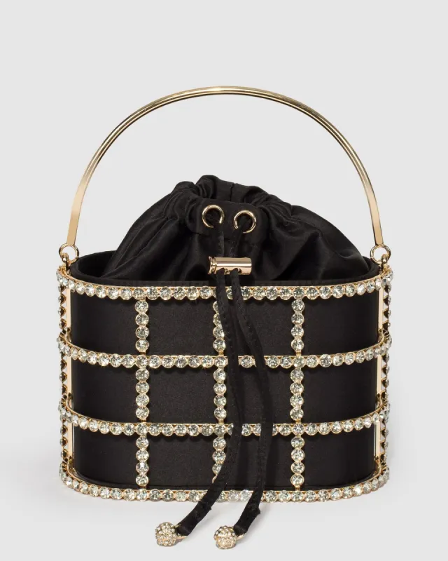 Black Daisy Cage Bag sold by Collete Hayman