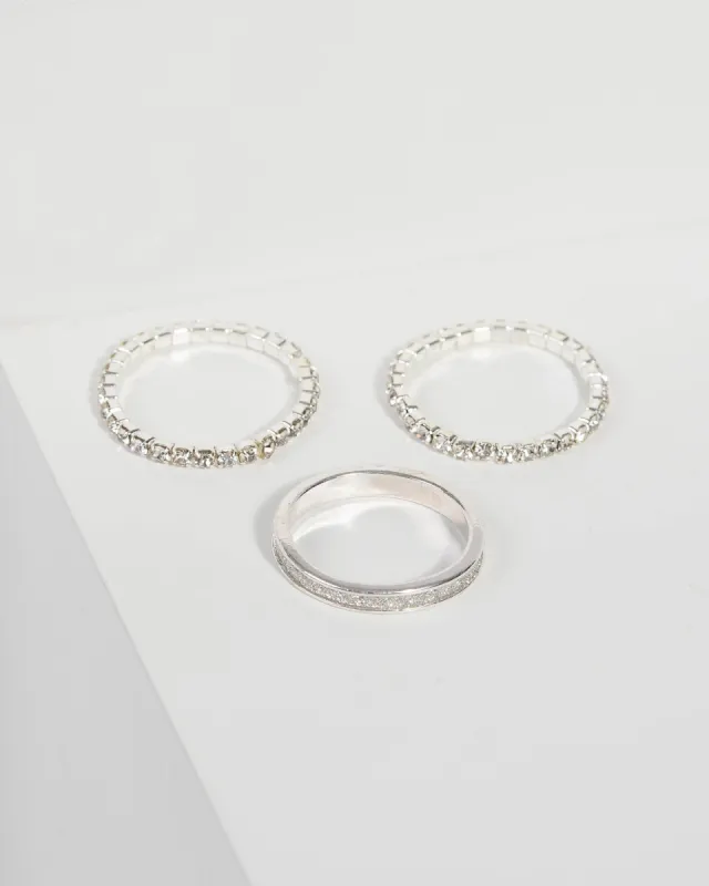 Crystal Encrusted Ring Set sold by Collete Hayman