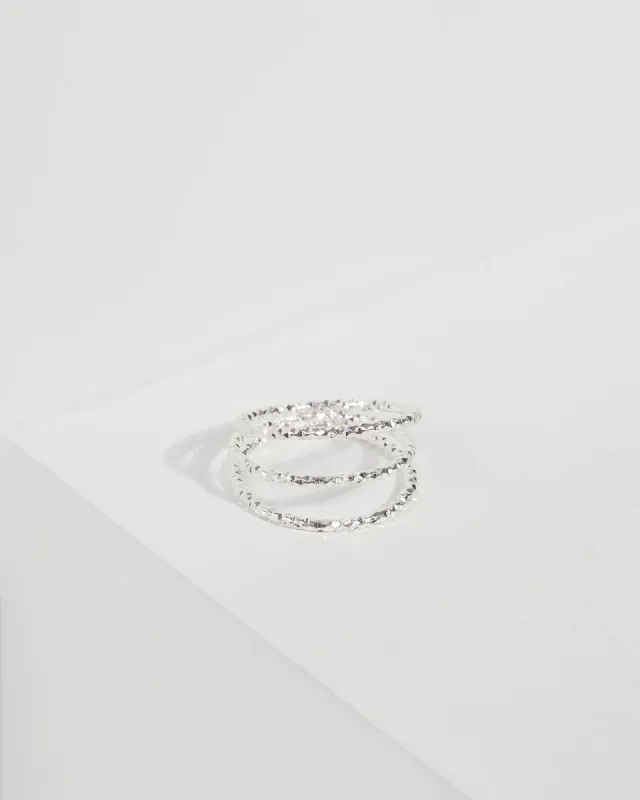 Silver Multi Fine Band Pinky Ring sold by Collete Hayman