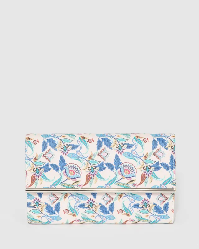 Floral Print Harriet Clutch Bag sold by Collete Hayman