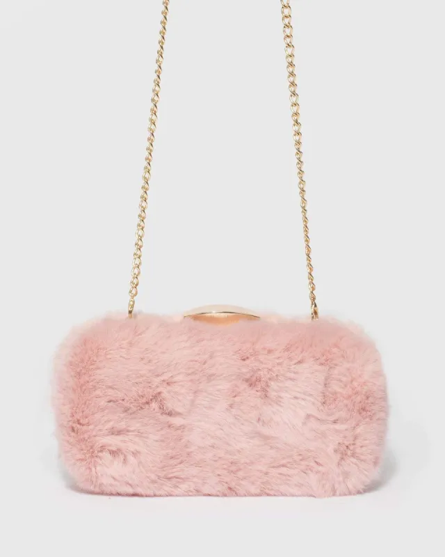 Pink Soft Hardcase Clutch Bag sold by Collete Hayman