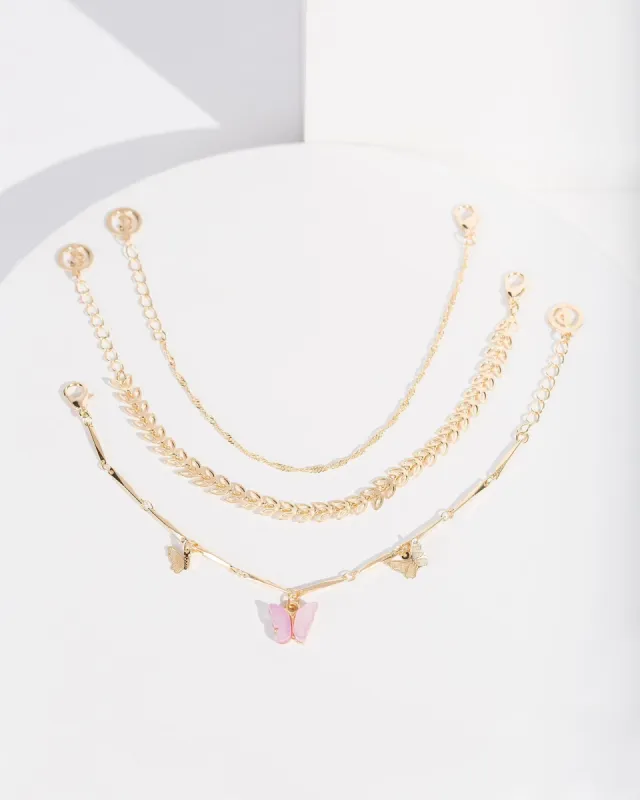 Purple Butterfly Charms Bracelet Pack sold by Collete Hayman