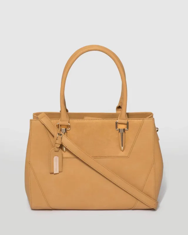 Sand Demi Tag Tote Bag sold by Collete Hayman