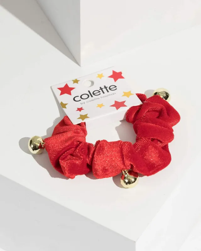 Red Jingle Bells Scrunchie sold by Collete Hayman
