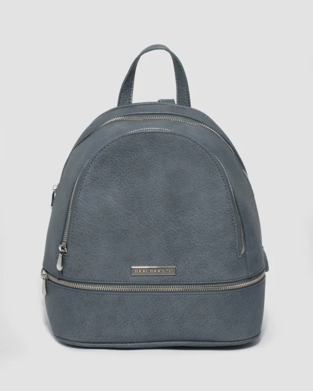 Dusty Blue Bridget Backpack sold by Collete Hayman