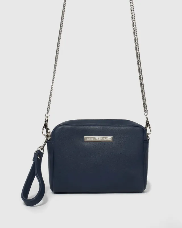 Navy Blue Suri Crossbody Bag sold by Collete Hayman