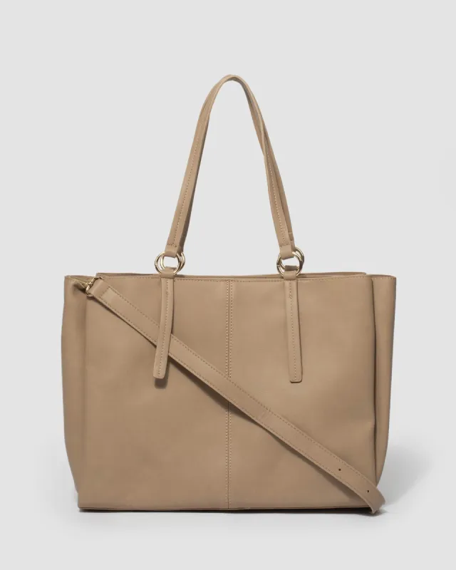 Natural Stacey Ring Tote Bag sold by Collete Hayman