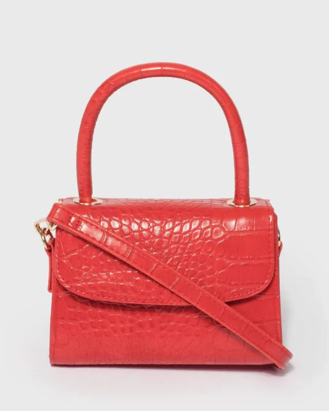 Red Kiki Mini Bag sold by Collete Hayman