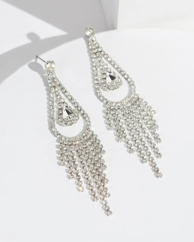 Crystal Tear Drop Earrings sold by Collete Hayman