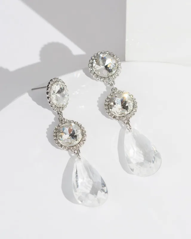 Crystal Framed Earrings sold by Collete Hayman