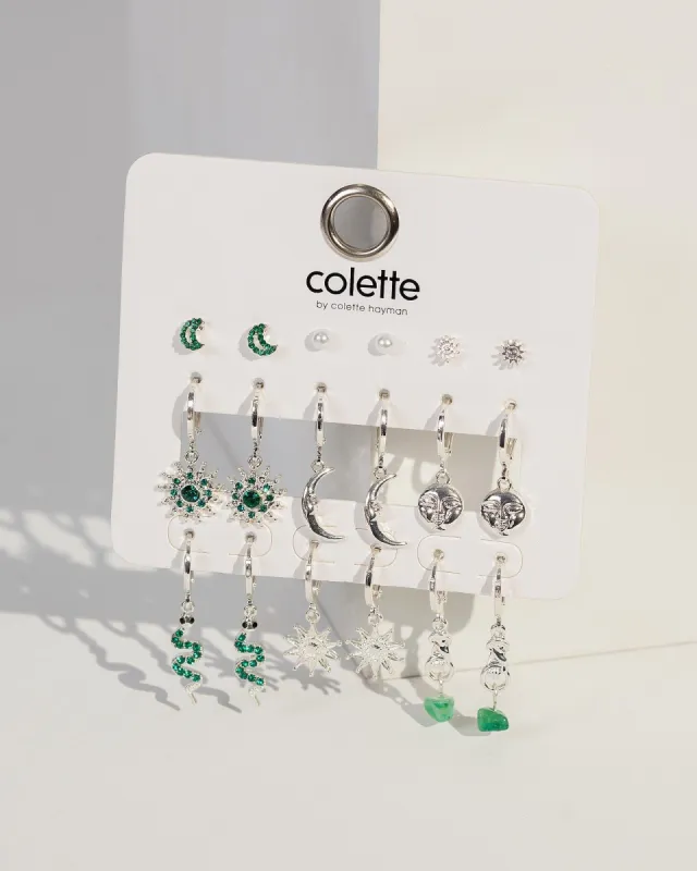 Green Snake Sun Earring Pack sold by Collete Hayman