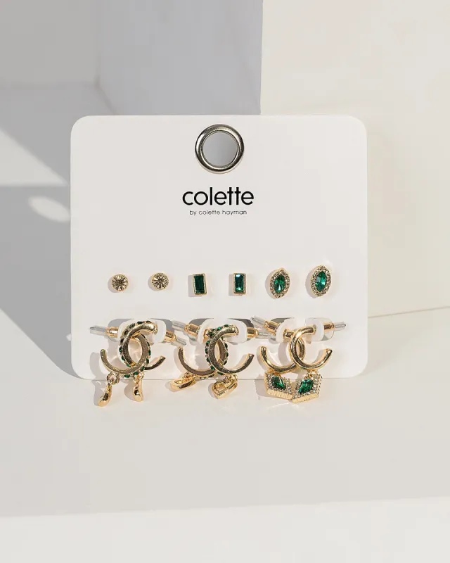 Green Heart Earring Pack sold by Collete Hayman