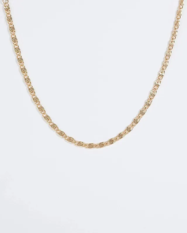Gold S Chain Short Necklace sold by Collete Hayman