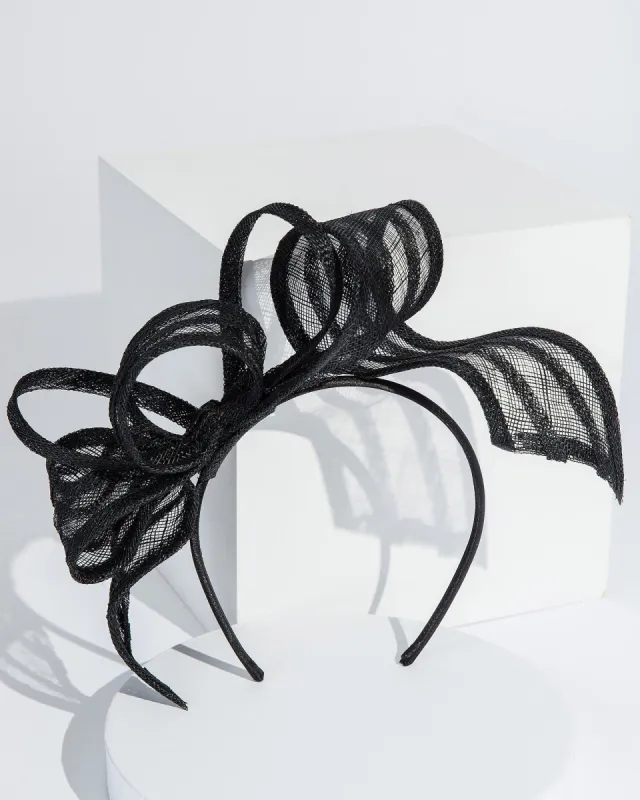 Black Twirl Headband sold by Collete Hayman