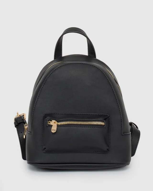 Black Bridget Pocket Backpack sold by Collete Hayman