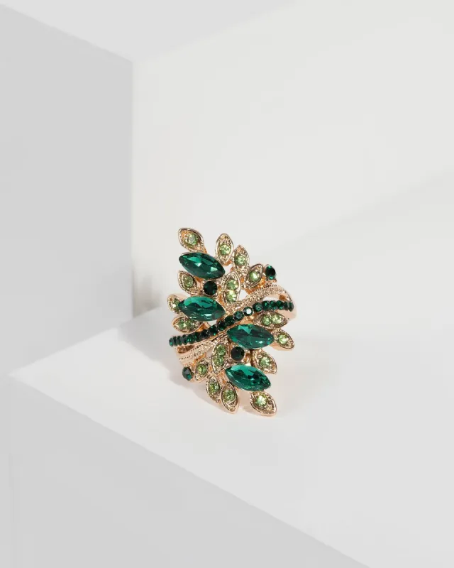 Emerald Stone Statement Ring sold by Collete Hayman
