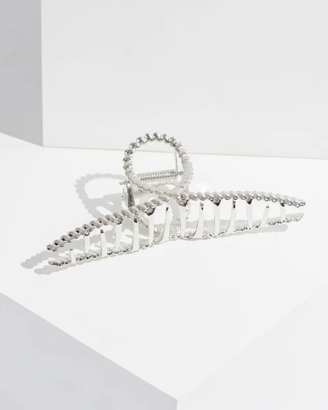 Silver Twisted Metal Claw Clip sold by Collete Hayman