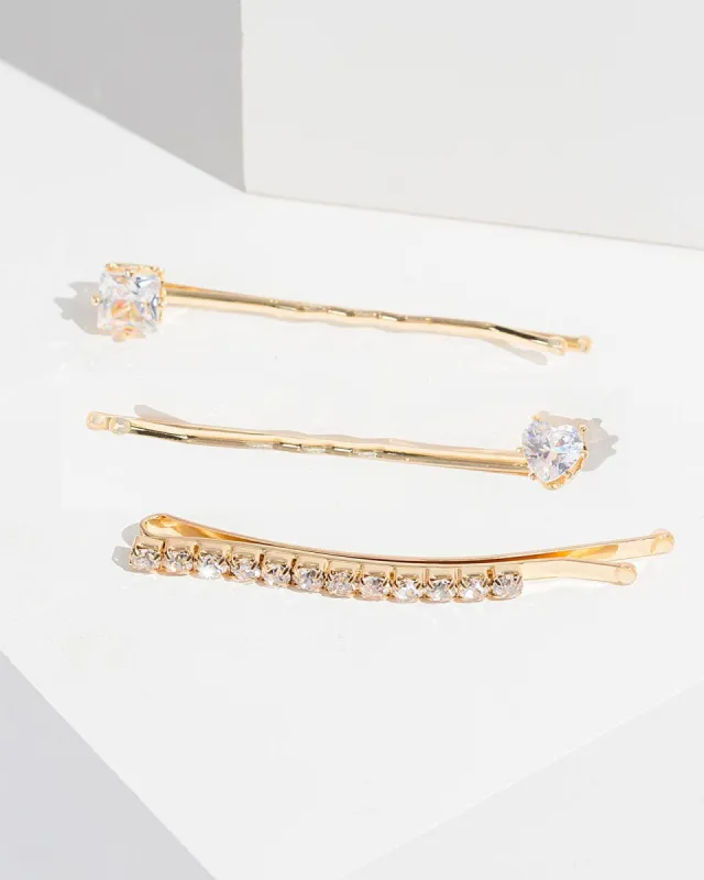Crystal Detail Hair Slide Pack sold by Collete Hayman